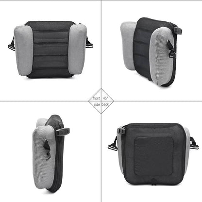 Inflatable Booster Seat with Positioning Clip and Anti-Slip Base, Machine Washable Cover