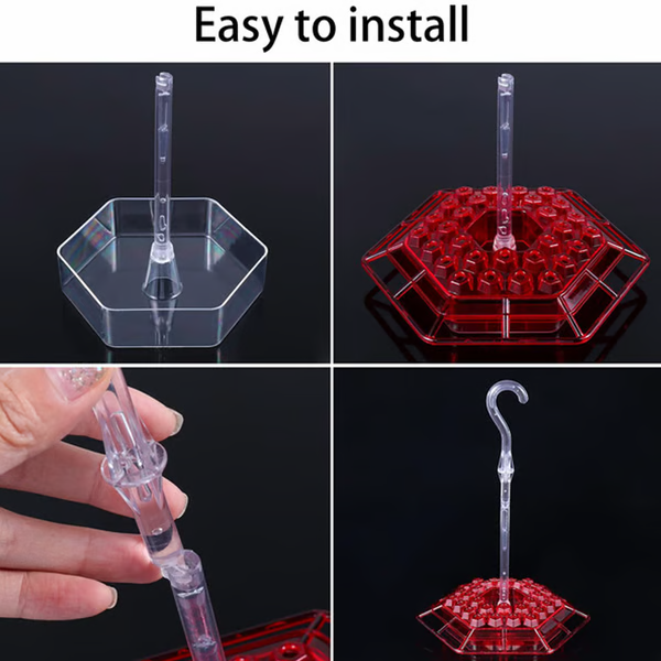 Hummingbird Feeder With Built-In Ant Moat And Easy-Clean Design