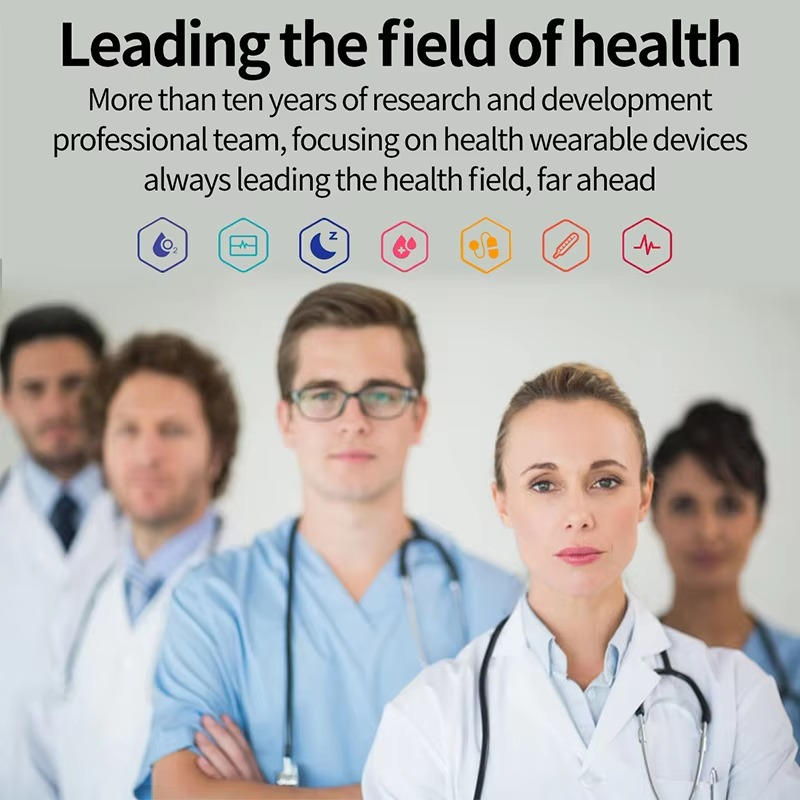 Smartwatch For Seniors With Blood Pressure And Blood Sugar Monitoring