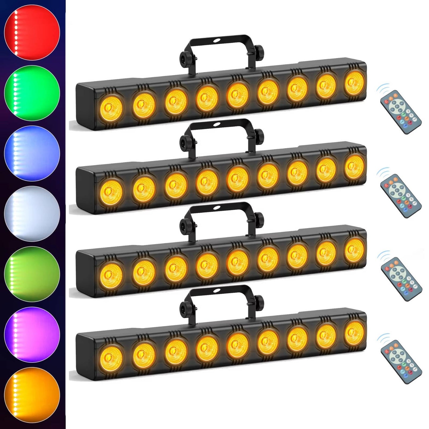 RGBW LED Wall Washer with 36W Power and DMX Control, 25 Degree Beam