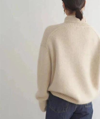 Women's Warm Winter High Neck Jumper