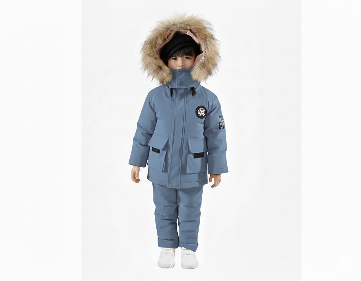 Ensemble Combinaison et Doudoune Ski Hiver pour Bébé