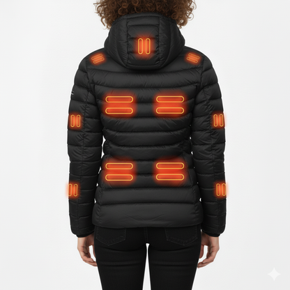 Veste Chauffante hiver à manches longues - Doudoune chauffante pour femmes