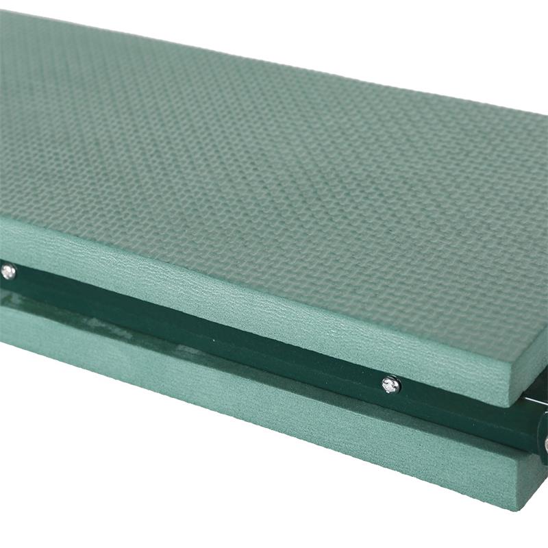 Garden Kneeler And Seat With Ergonomic Foam, Foldable, Tool Pouches, Green