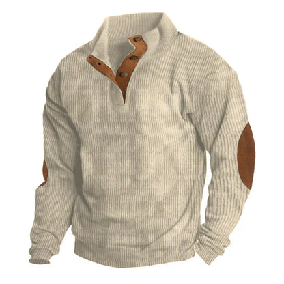 Men's Winter Ribbed Knit Jumper I Elegant Style
