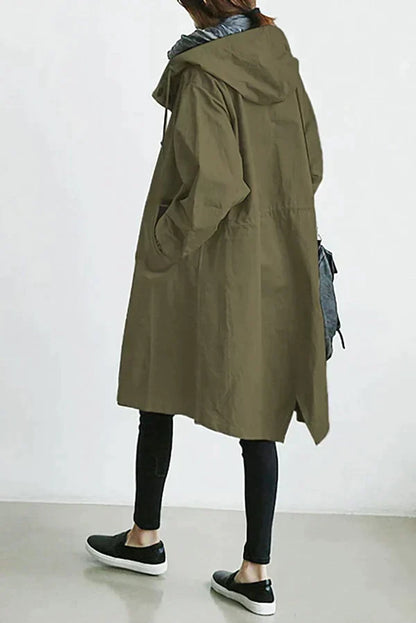 Women's Lightweight Long Hooded Coat