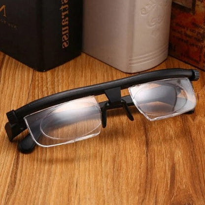 Adjustable Focus Glasses For Near And Far Sight With Tunable Lenses