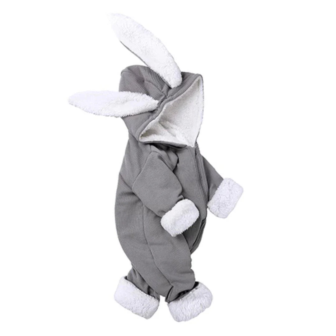 Winter Hooded Snowsuit with Fur Linin