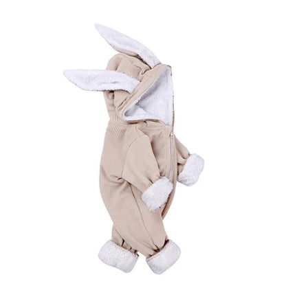Winter Hooded Snowsuit with Fur Linin