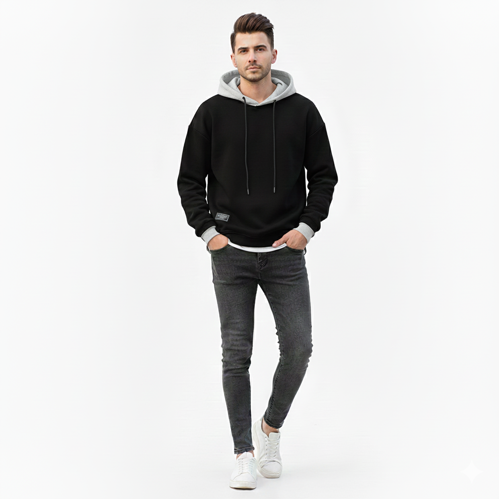 Men's Casual Fleece Hoodie