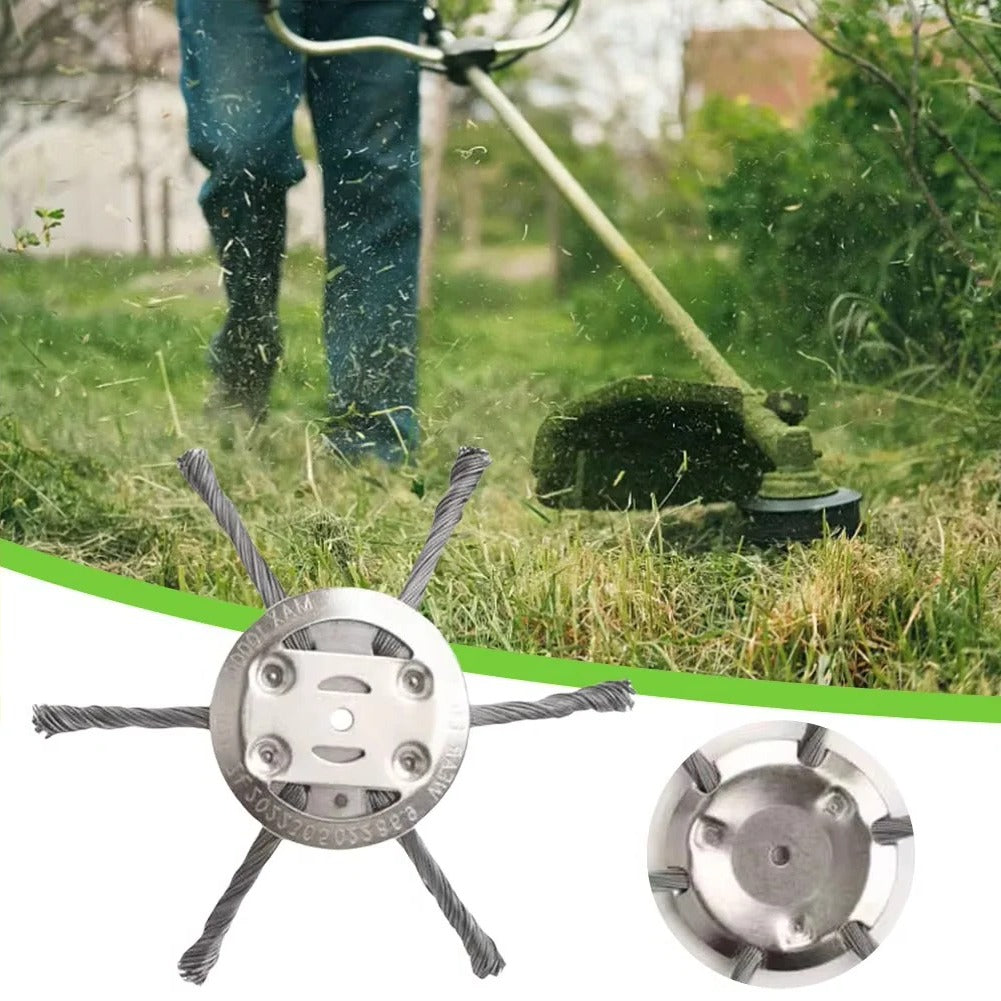 Weed Trimmer Head Replacement With Steel Wire For Universal Fit
