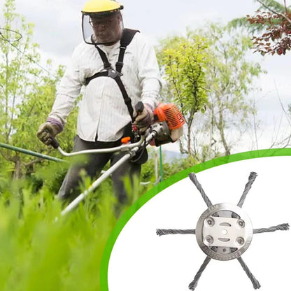 Weed Trimmer Head Replacement With Steel Wire For Universal Fit
