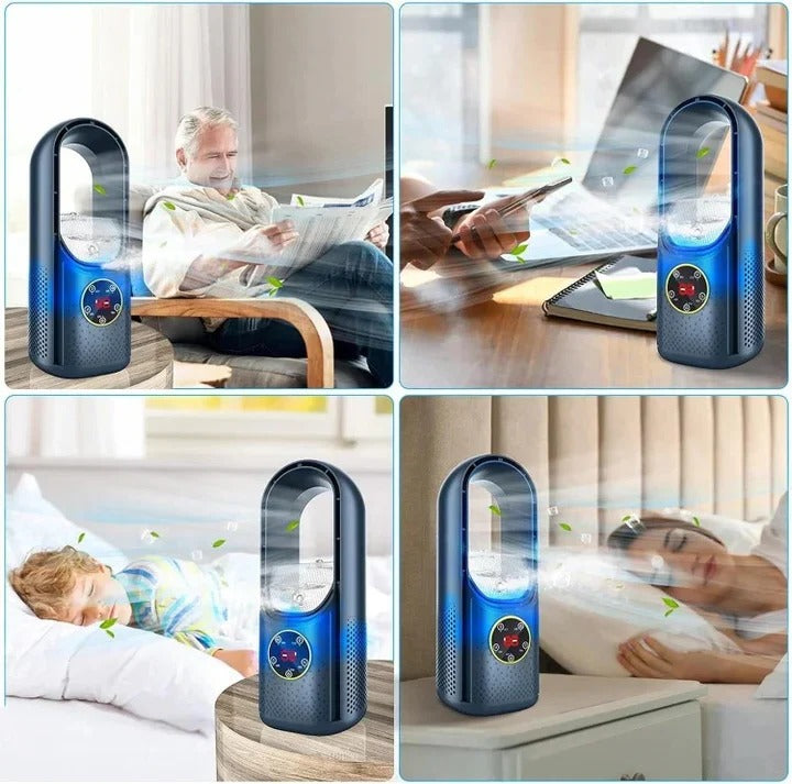 Portable Air Conditioner Bladeless Silent Personal Cooling Unit