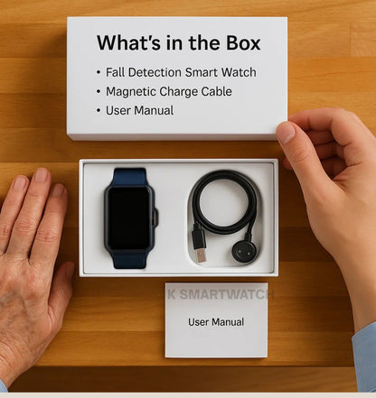 Smartwatch With Fall Detection For Seniors, GPS Emergency Alerts And Activity Tracking