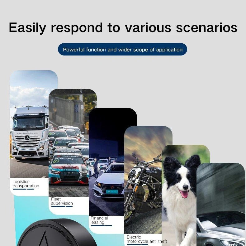 GPS Tracker Mini Magnetic Real Time Vehicle Locator With Long Battery