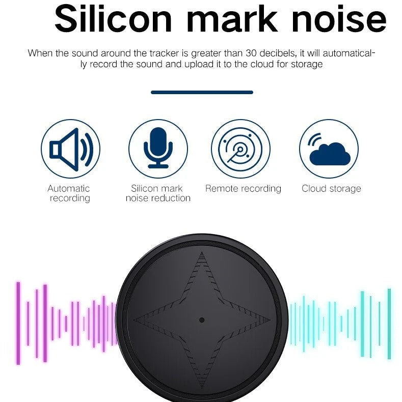GPS Tracker Mini Magnetic Real Time Vehicle Locator With Long Battery