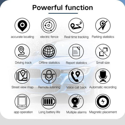 GPS Tracker Mini Magnetic Real Time Vehicle Locator With Long Battery