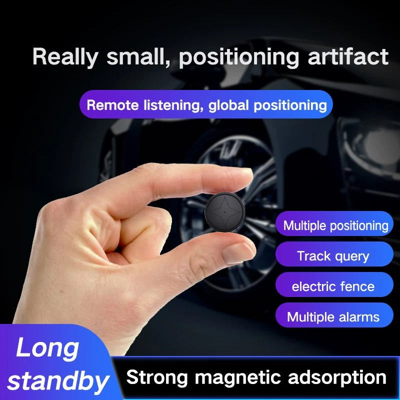GPS Tracker Mini Magnetic Real Time Vehicle Locator With Long Battery