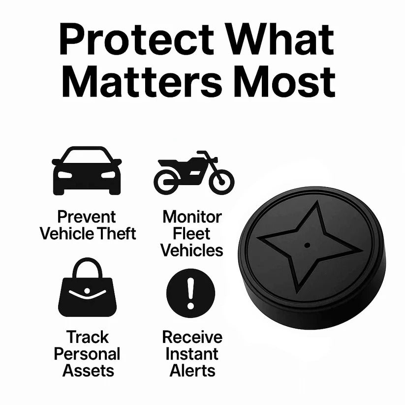 GPS Tracker Mini Magnetic Real Time Vehicle Locator With Long Battery
