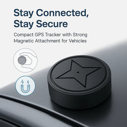 GPS Tracker Mini Magnetic Real Time Vehicle Locator With Long Battery