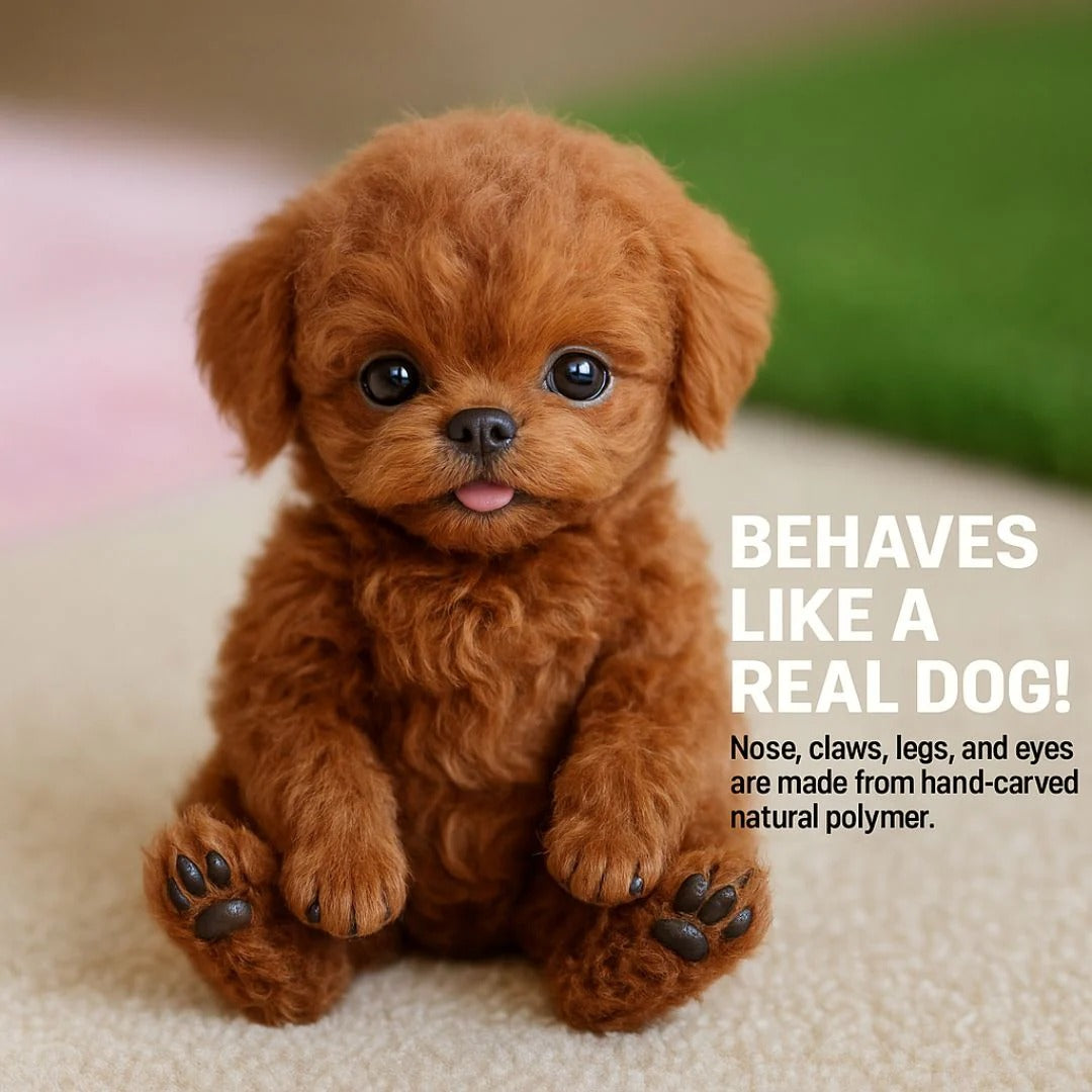 Robotic Puppy Interactive Lifelike Toy With Real Barking And Sensors