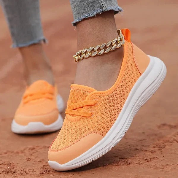 Women's Supportive Comfort Shoes With Soft Sole Mesh Upper