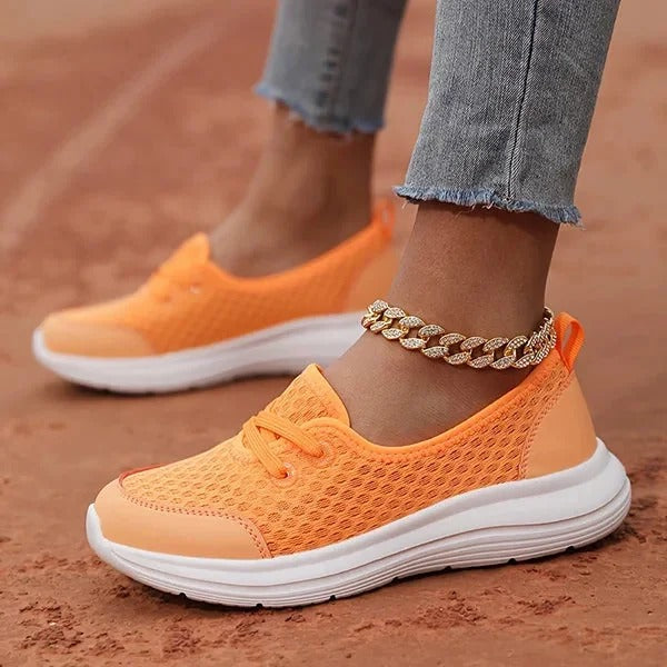 Women's Supportive Comfort Shoes With Soft Sole Mesh Upper