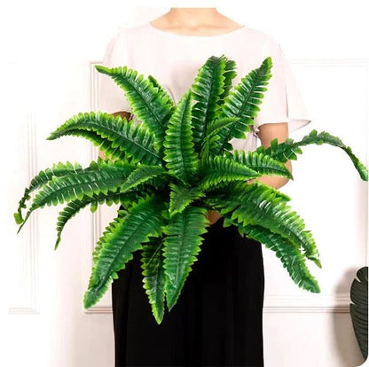 Artificial Boston Fern Plant for Porch and Balcony Display