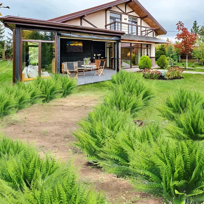 Artificial Boston Fern Plant for Porch and Balcony Display