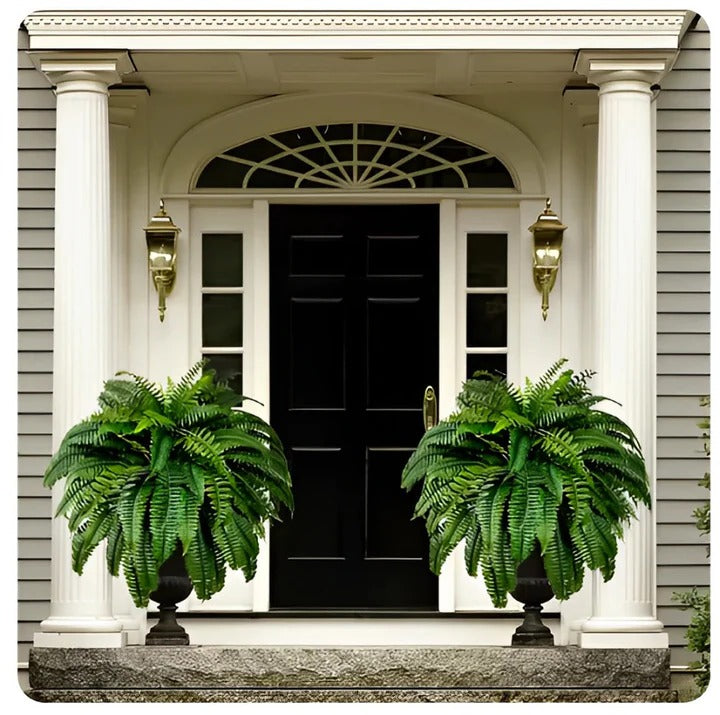Artificial Boston Fern Plant for Porch and Balcony Display
