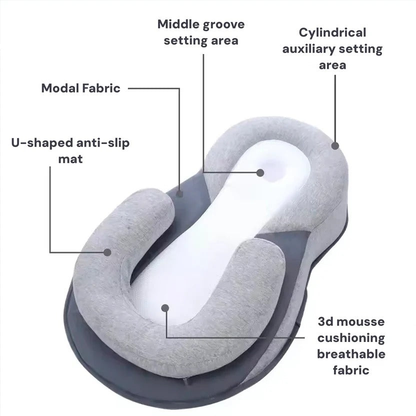 Inclined Infant Sleep Pillow Bed For Babies With Reflux Symptoms