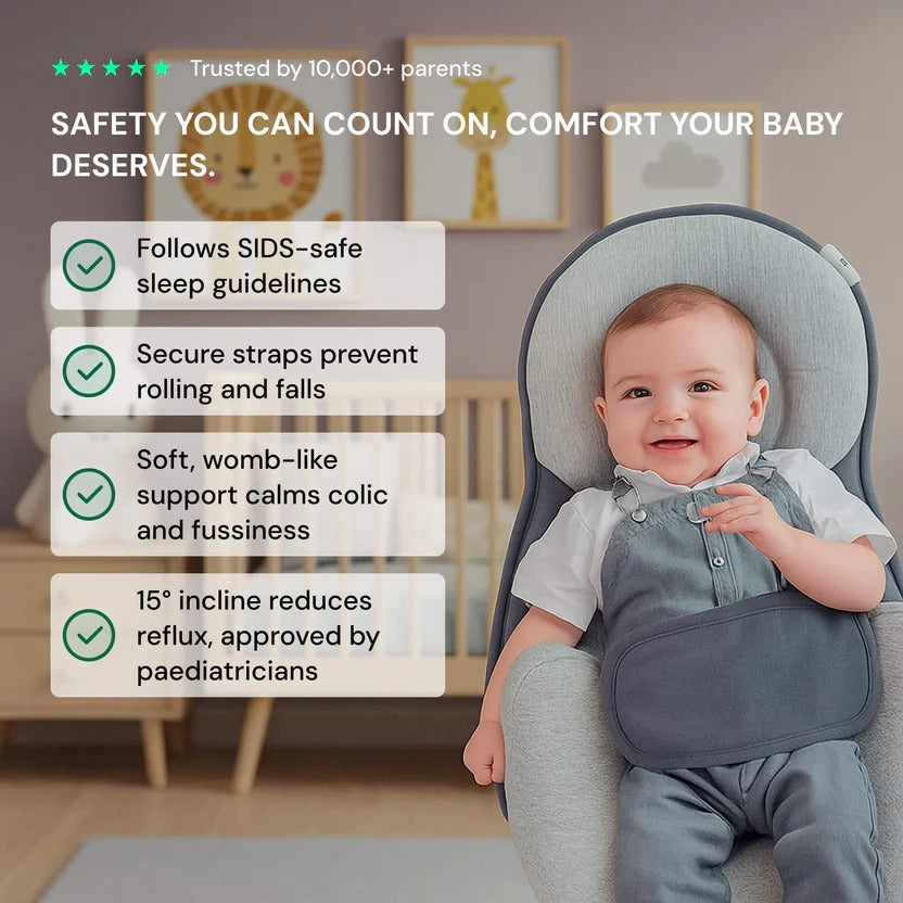 Inclined Infant Sleep Pillow Bed For Babies With Reflux Symptoms