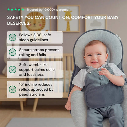 Inclined Infant Sleep Pillow Bed For Babies With Reflux Symptoms