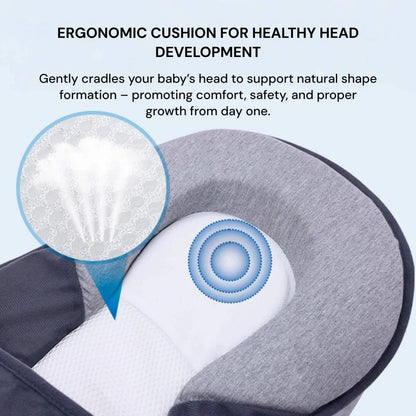 Inclined Infant Sleep Pillow Bed For Babies With Reflux Symptoms
