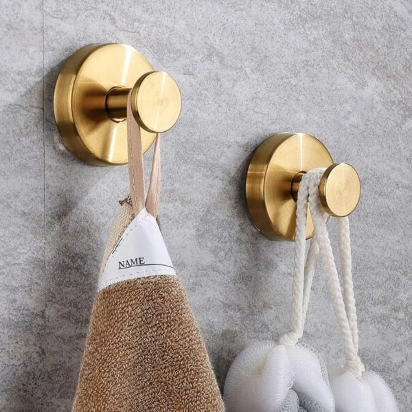 Suction Cup Wall Hooks With Twist-Lock Mechanism For Easy Mounting