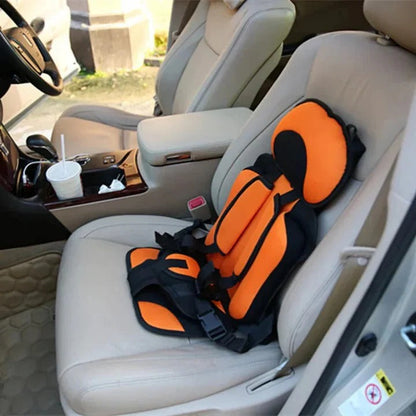 Child Travel Seat With Adjustable Safety Harness For Secure Vehicle Use