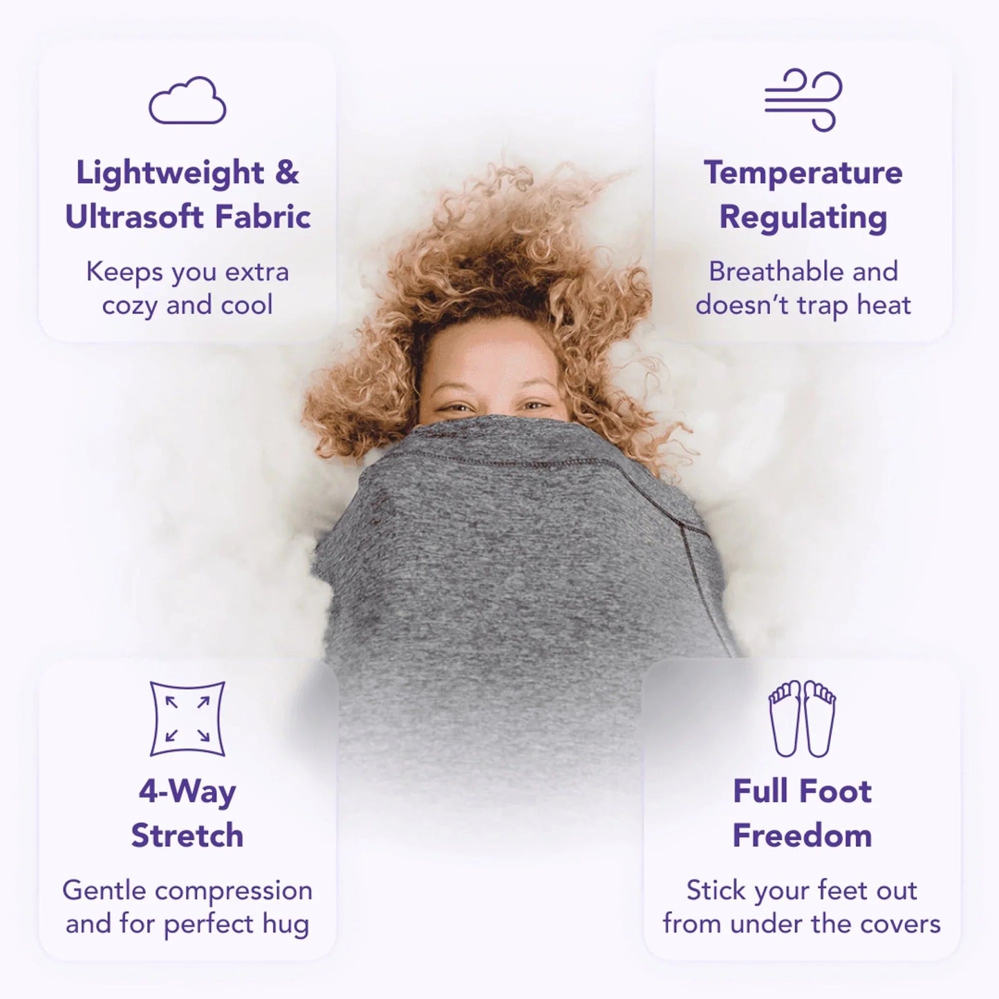 Featherless Wrap with Windproof Microfiber and Structured Drape, Lightweight Unisex Layering