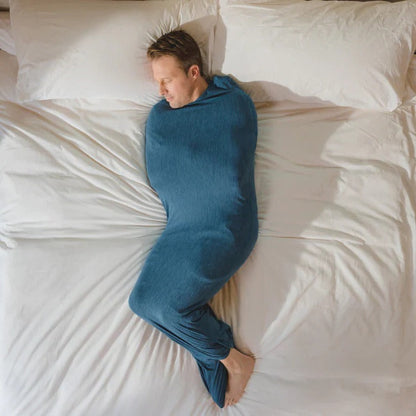 Featherless Wrap with Windproof Microfiber and Structured Drape, Lightweight Unisex Layering
