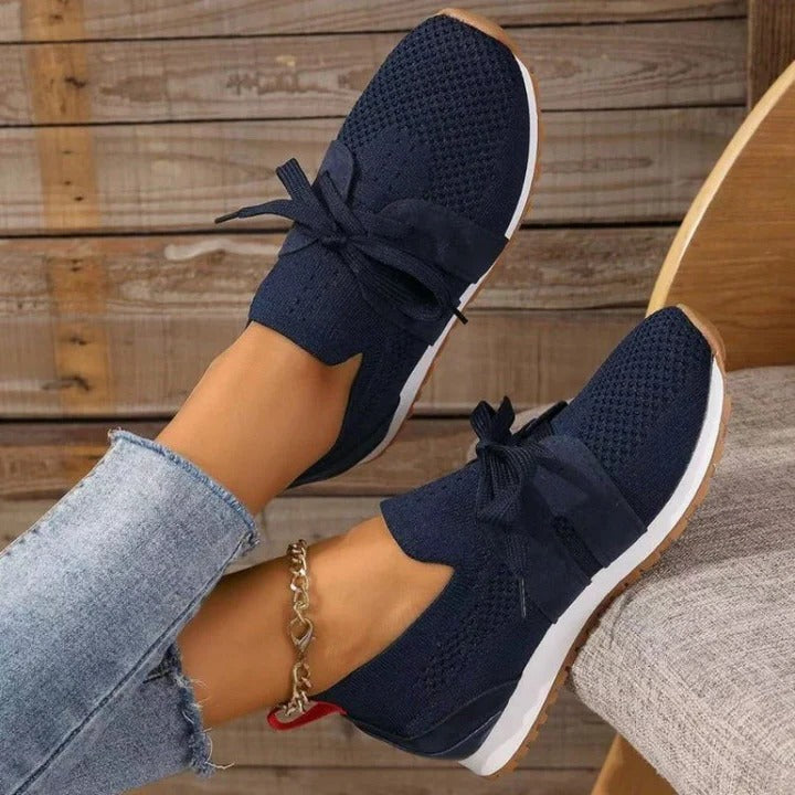 Supportive Sneakers With Breathable Mesh Upper For All Day Comfort
