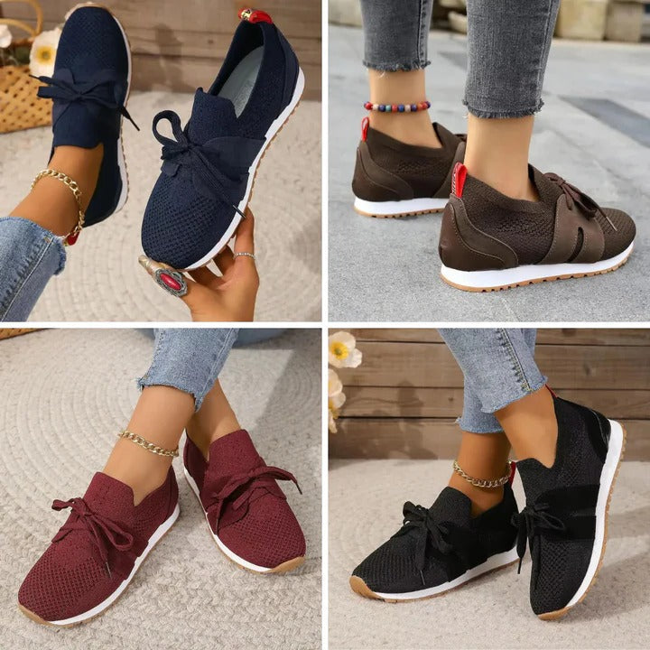 Supportive Sneakers With Breathable Mesh Upper For All Day Comfort