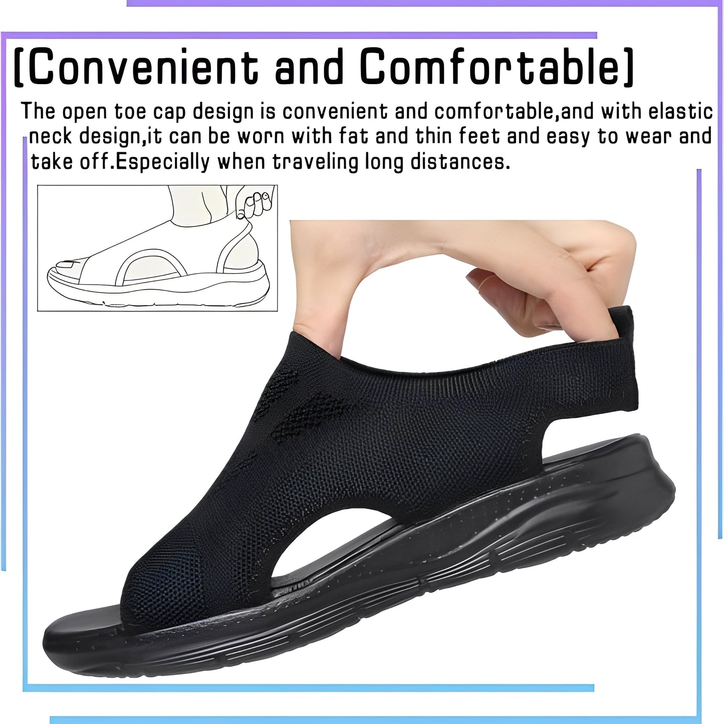 Women's Sport Sandals With Supportive Arch Cushioning And Adjustable Straps
