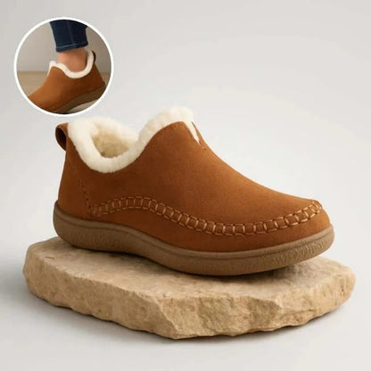Supportive Shoes Fleece-Lined With Cushioned Support For All-Day Comfort