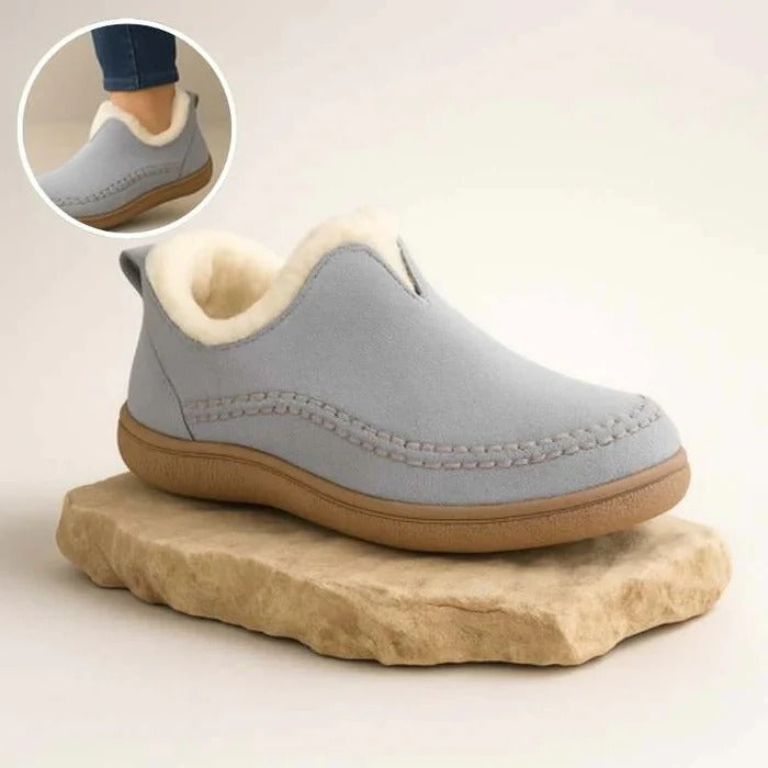 Supportive Shoes Fleece-Lined With Cushioned Support For All-Day Comfort