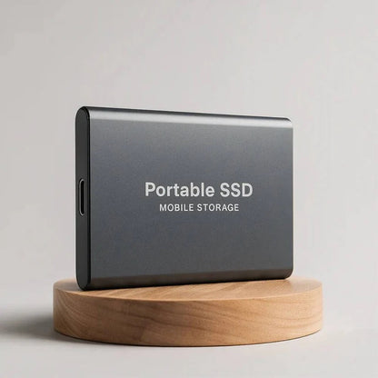 Portable External SSD With USB-C High-Speed Transfer for PC, Mac, Console