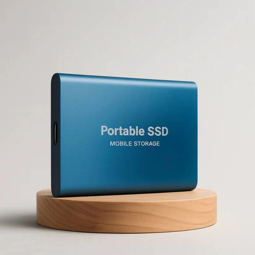 Portable External SSD With USB-C High-Speed Transfer for PC, Mac, Console