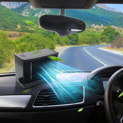 12V Car Air Cooler Portable With Cold Water Tank, Quiet Low-Power Operation