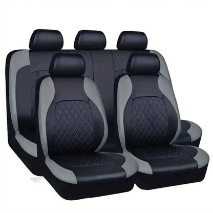 Car Seat Covers Waterproof 5-Seat Set For Cars SUVs Trucks