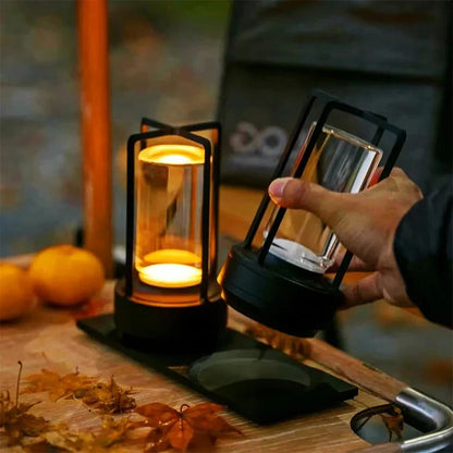 Cordless Table Lamp Nordic Modern Rechargeable LED Dimmable Ambient Light