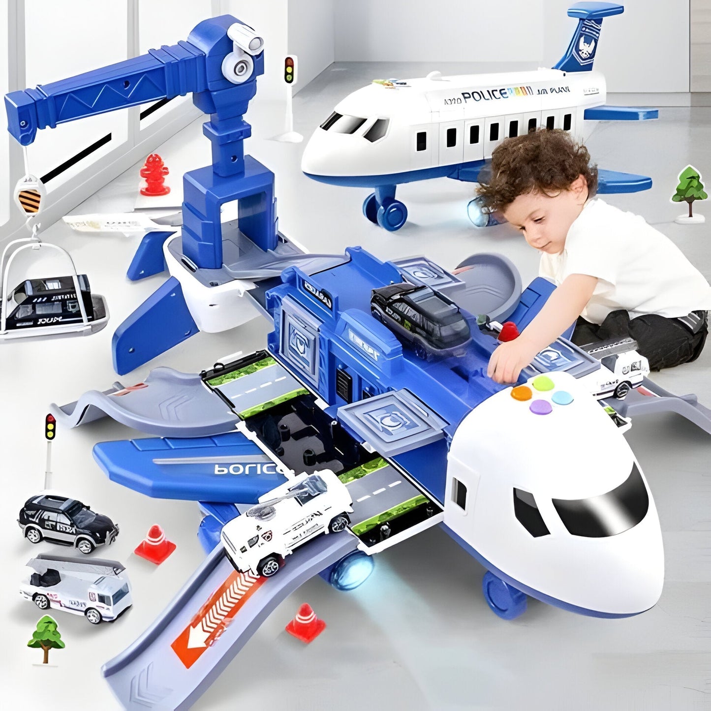 Airplane Toy Set For Kids With Multiple Planes And Play Accessories