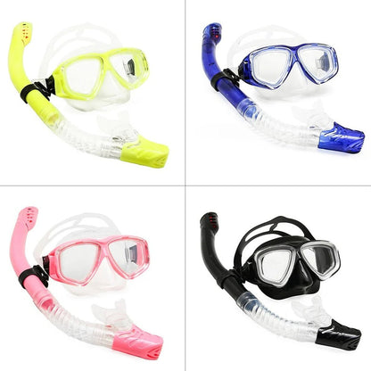 Prescription Dive Mask with Tempered Glass Lens and Panoramic View, Hard Travel Case